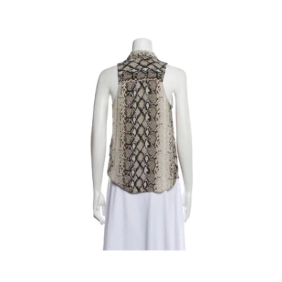 Joie Animal Print Sleeveless Top - Picture 3 of 3